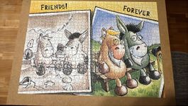 Puzzle 1000 Friends Forever / Esel & Pferd