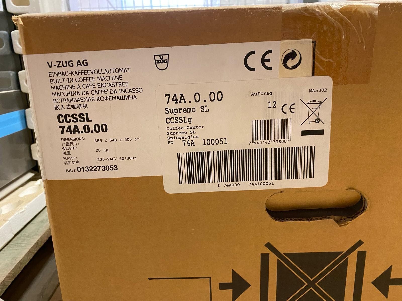 V-Zug Macchine per caffè & Macchine per espresso: Einbau-Kaffeemaschine V-Zug – Nuovo (secondo la descrizione) da Bremgarten AG venduto da Huesser_IA 1
