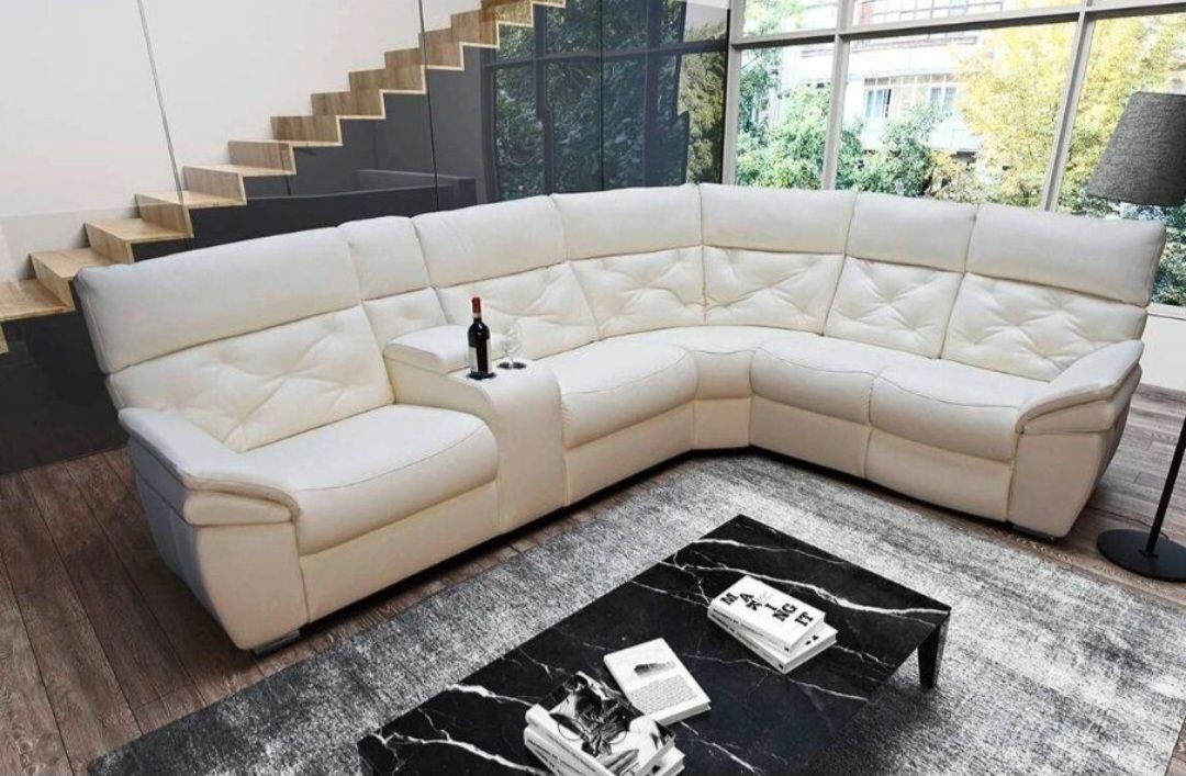 Divani: Exklusive Echtleder-Ecksofa mit Relaxfunktion – Top Zustand – Usato da Zürich venduto da MilanVitic88 1