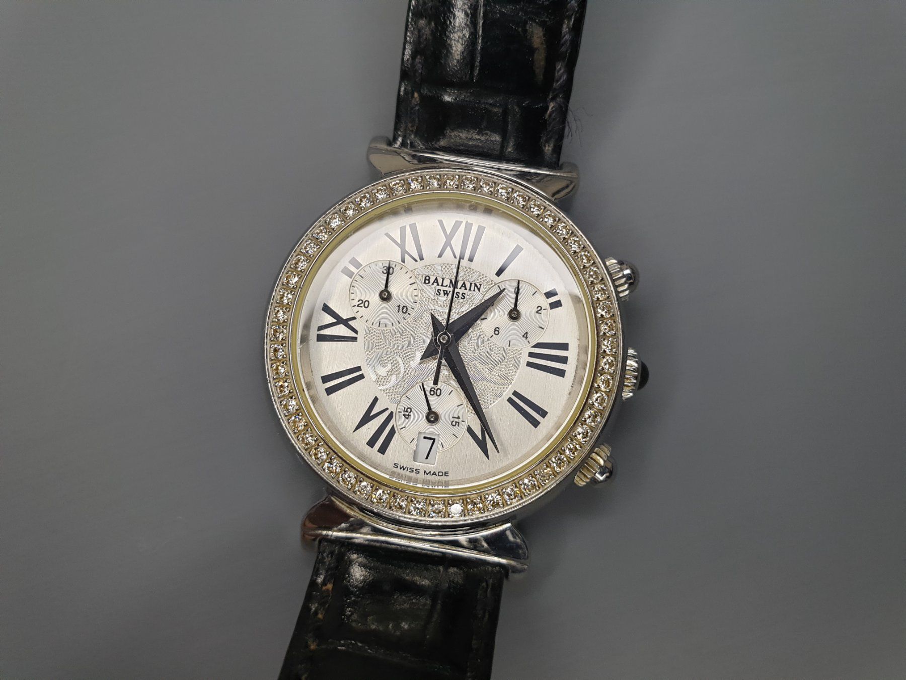 Balmain Orologi: Pierre Balmain mit Diamanten - 32mm – Usato da Neyruz FR venduto da Flyback
