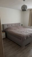 Doppelbett hellbraun