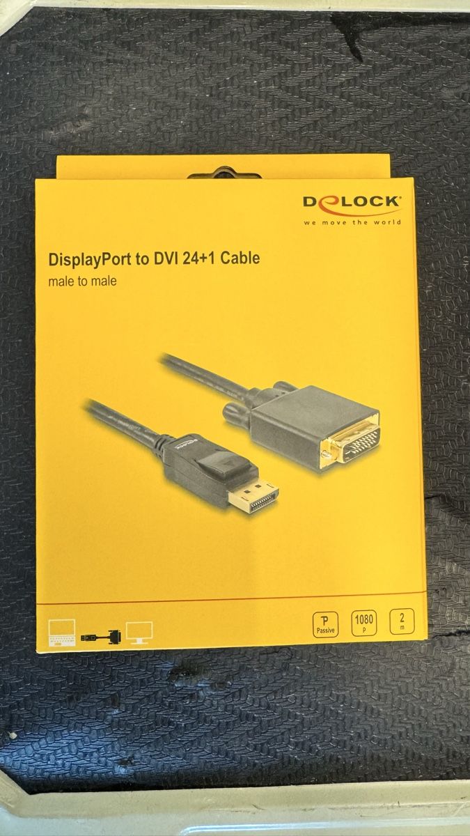 Cavi: DisplayPort to DVI Kabel – Nuovo e nell'imballaggio originale da Bern venduto da Chiara__