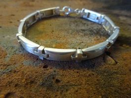 Armband "Hopp Schwiiz" / 925 Silber