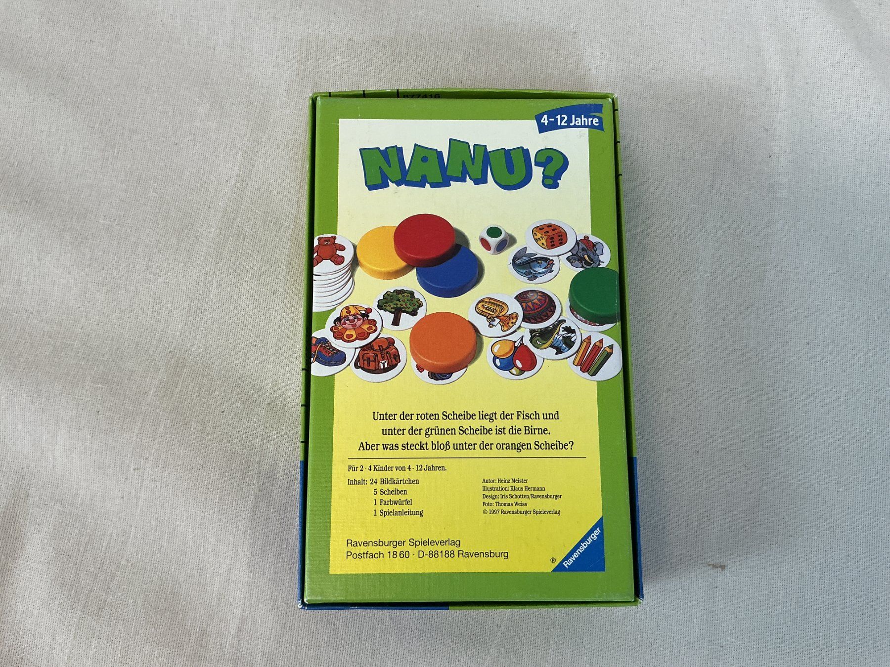 Ravensburger Spiele: RAVENSBURGER Nanu ? Spiel – Gebraucht aus Richterswil von Restwert_Richterswil 4