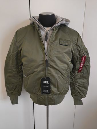 Alpha Industries Jacke, Olivgrün Grösse M