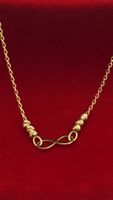 Filigranes Infinity Armband / Kette aus 14K Gelbgold 
