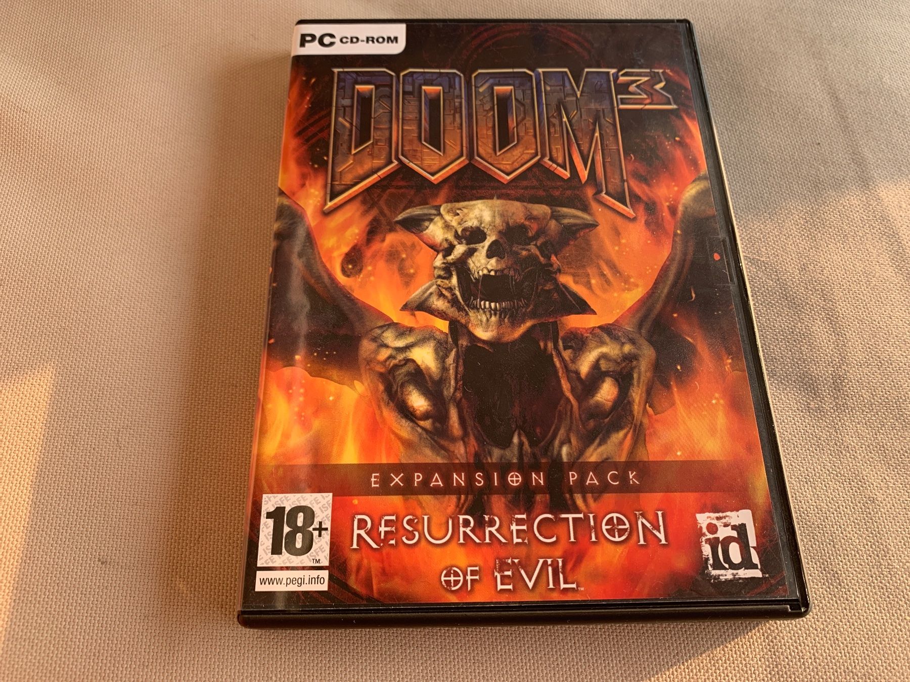 Spiele: DOOM 3 RESURRECTION OF EVIL PC SPIEL – Gebraucht aus Regensdorf von