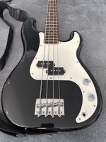 C.Giant Bass Gitarte schwarz, mit Gurt, top Zustand