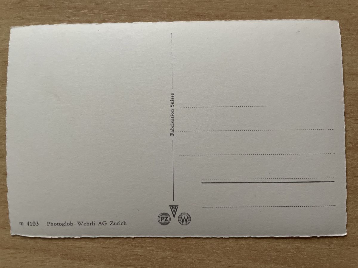 Cartoline postali: Alte Postkarte Vierwaldstättersee mit Gitschen – Usato da Neuhausen am Rheinfall venduto da Arielle55 1