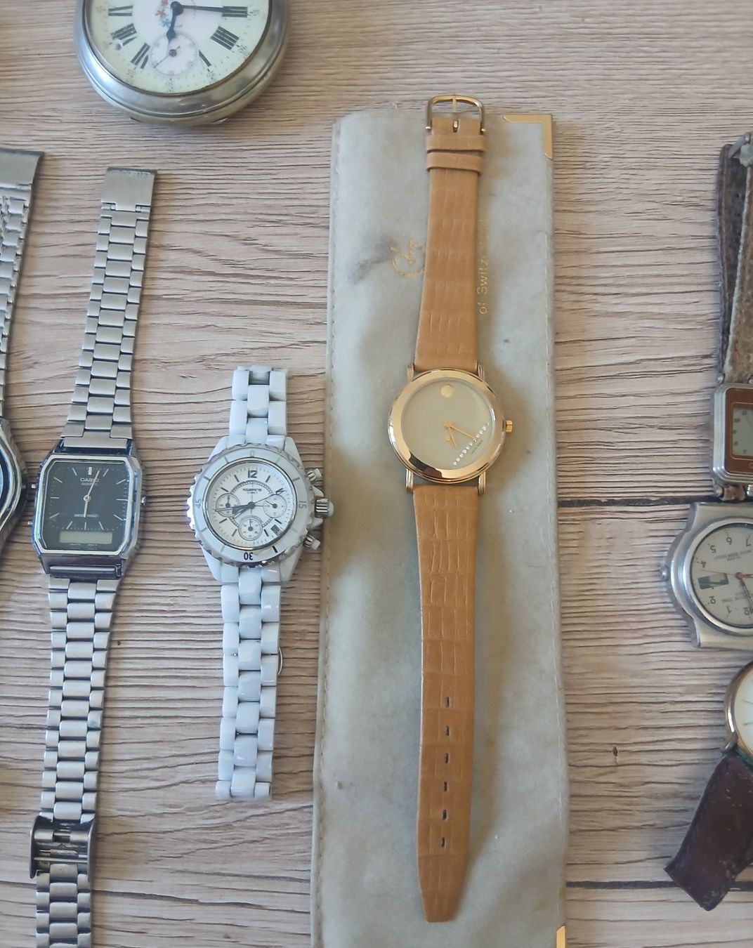 Casio Montres: Lot Uhren 2xCasio,2xCK,Swatch Automatic,K&Bros Chrono, – Défectueux à Murten par Elyanis 6