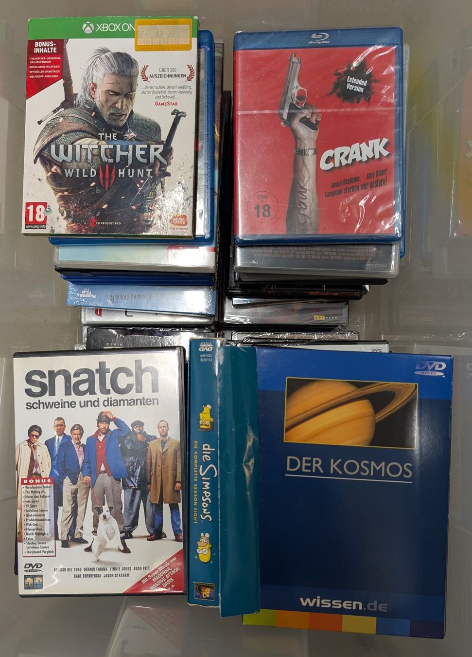 Tutti i DVDs: Mystery-Box mit DVDs, Blue-Rays und Games – Usato da Uster venduto da proshka74 1