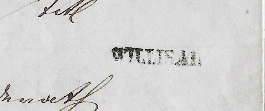 Cartes postales: Willisau, Balkenstempel, 1857, Gerichtsurkunde – D'occasion à Frauenfeld par Merk52 1
