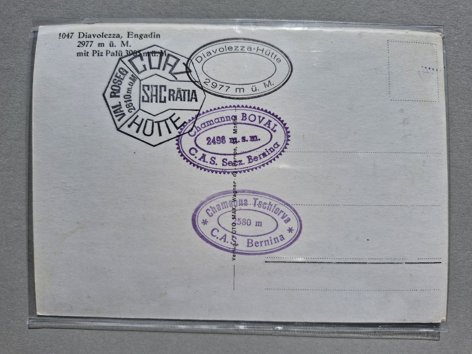 Cartoline postali: Diavolezza Engadin, alte Postkarte, Originalzustand! – Usato da Zürich venduto da Secretariat11 1