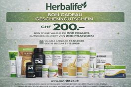 Gutschein Bon Herbalife de CHF 200.-