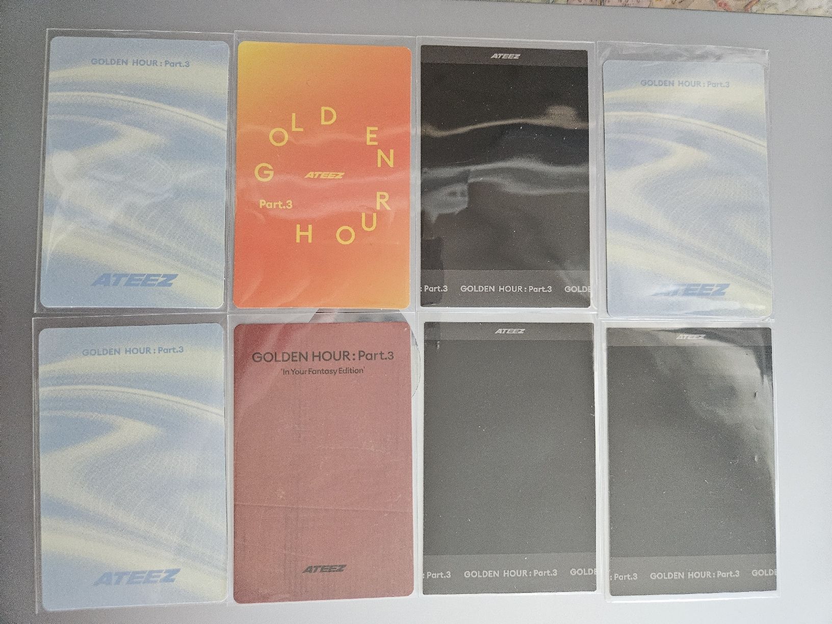 Carte collezionabili: Ateez Yeosang, San, Jongho misc Set – Usato da Au ZH venduto da Lattee01 1