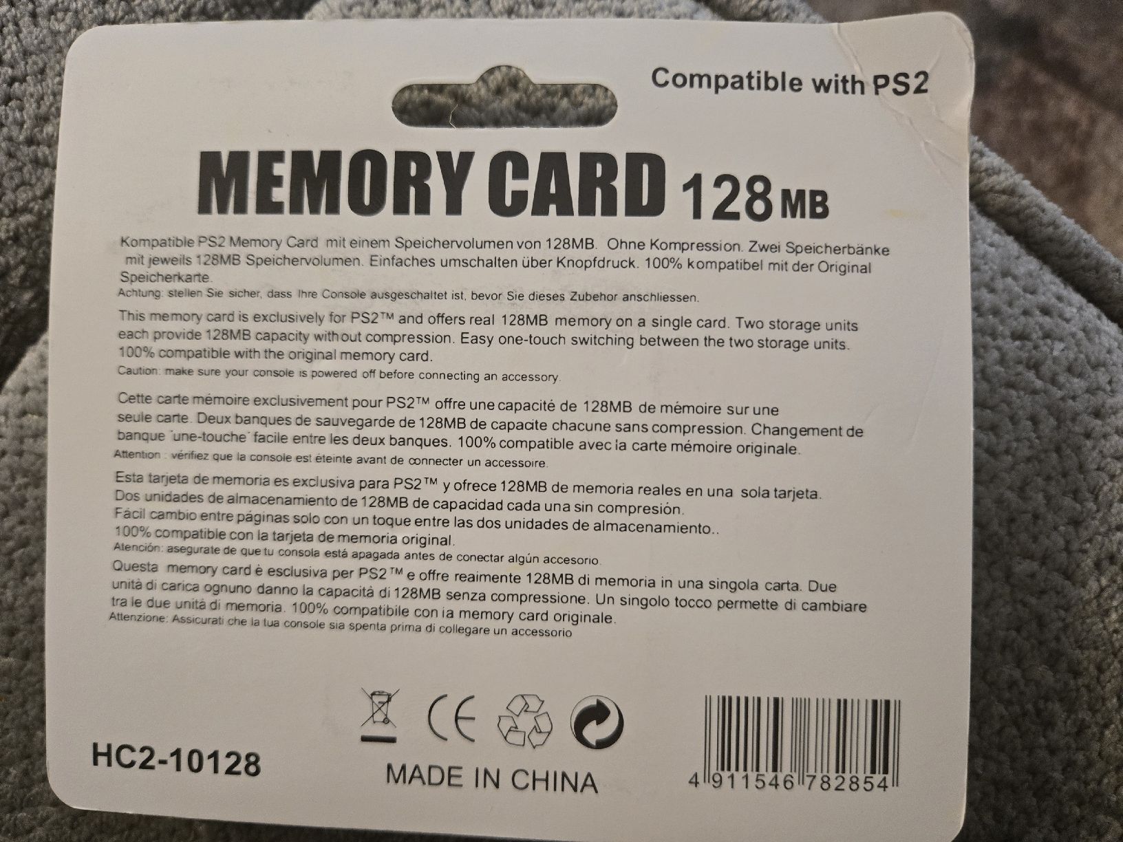 Memory unit & Memory card: PS2 Speicherkarte 128MB / Memory Card PS2 128 MB – Nuovo e nell'imballaggio originale da Bussigny venduto da Kfdlt 1