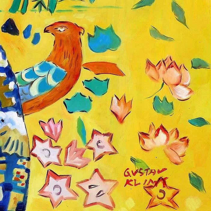 Riproduzioni & Creazioni: Gustav Klimt - Frau mit Fächer – Nuovo (secondo la descrizione) da Larnaca venduto da KunstDepot24 4