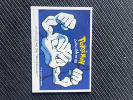 Pokemon Geodude Dunkin Boomer 2000 neuwertig