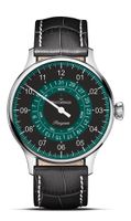 Montre Meistersinger Pangaea Day Date - Noire/Pétrol NEUVE!