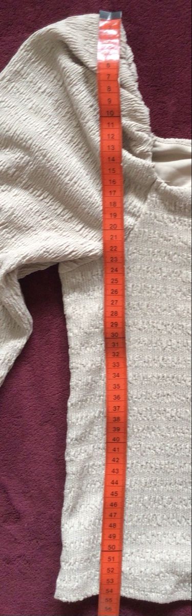 H&M T-Shirts: Beige Oberteil mit Puffärmeln, Grösse S – Gebraucht aus Nussbaumen AG von Magi58 3