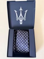 MASERATI Collection, Seiden-Krawatte, Farbe Dunkelblau