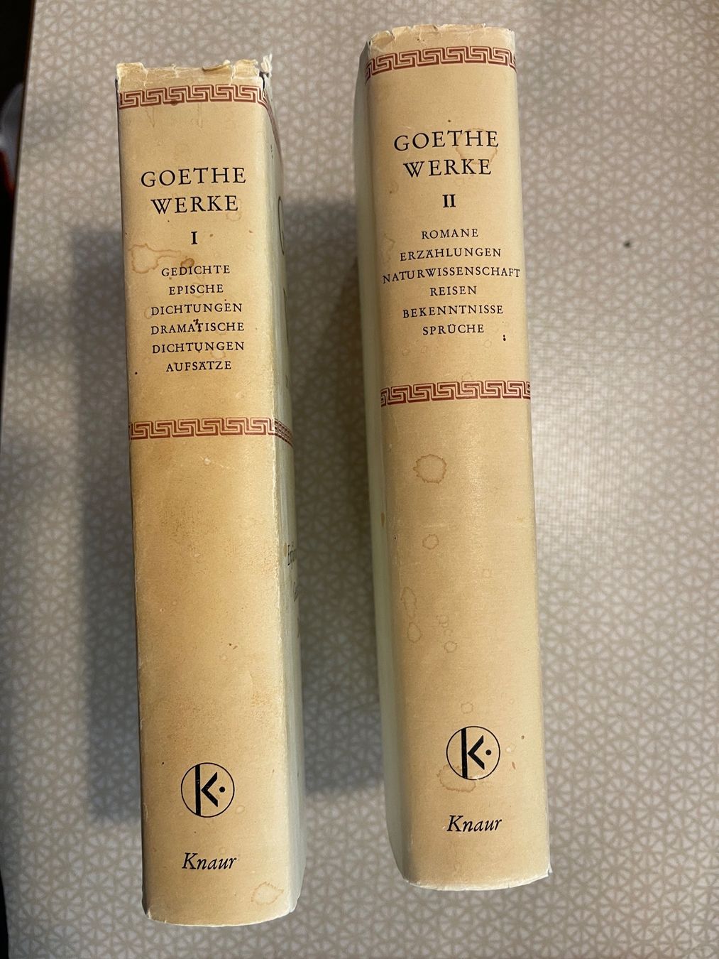 Bücher: 2 Bücher - Goethe Werke – Gebraucht aus Urnäsch von pas_5r9c 1