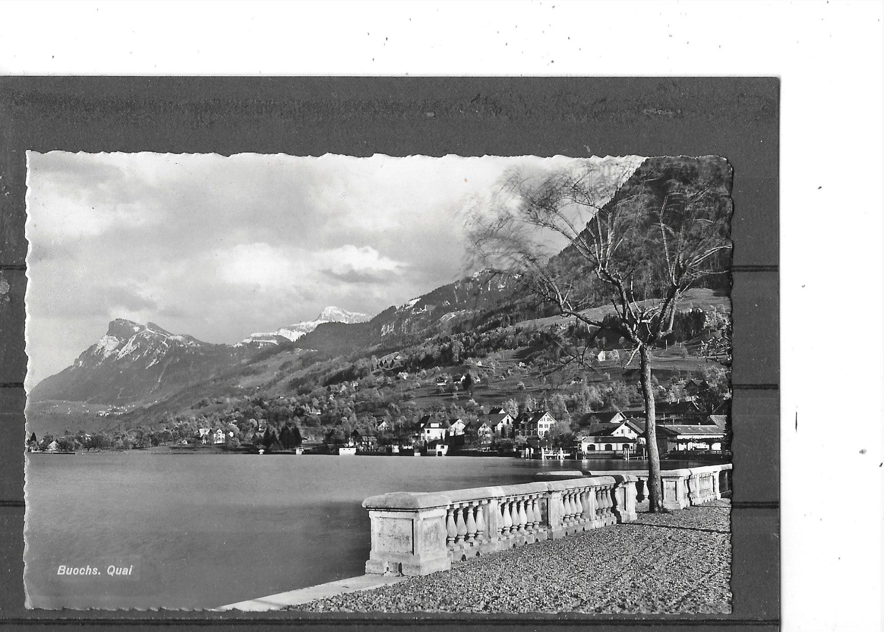 Cartoline postali: NW Buochs Quai – Usato da Schocherswil venduto da Wilare