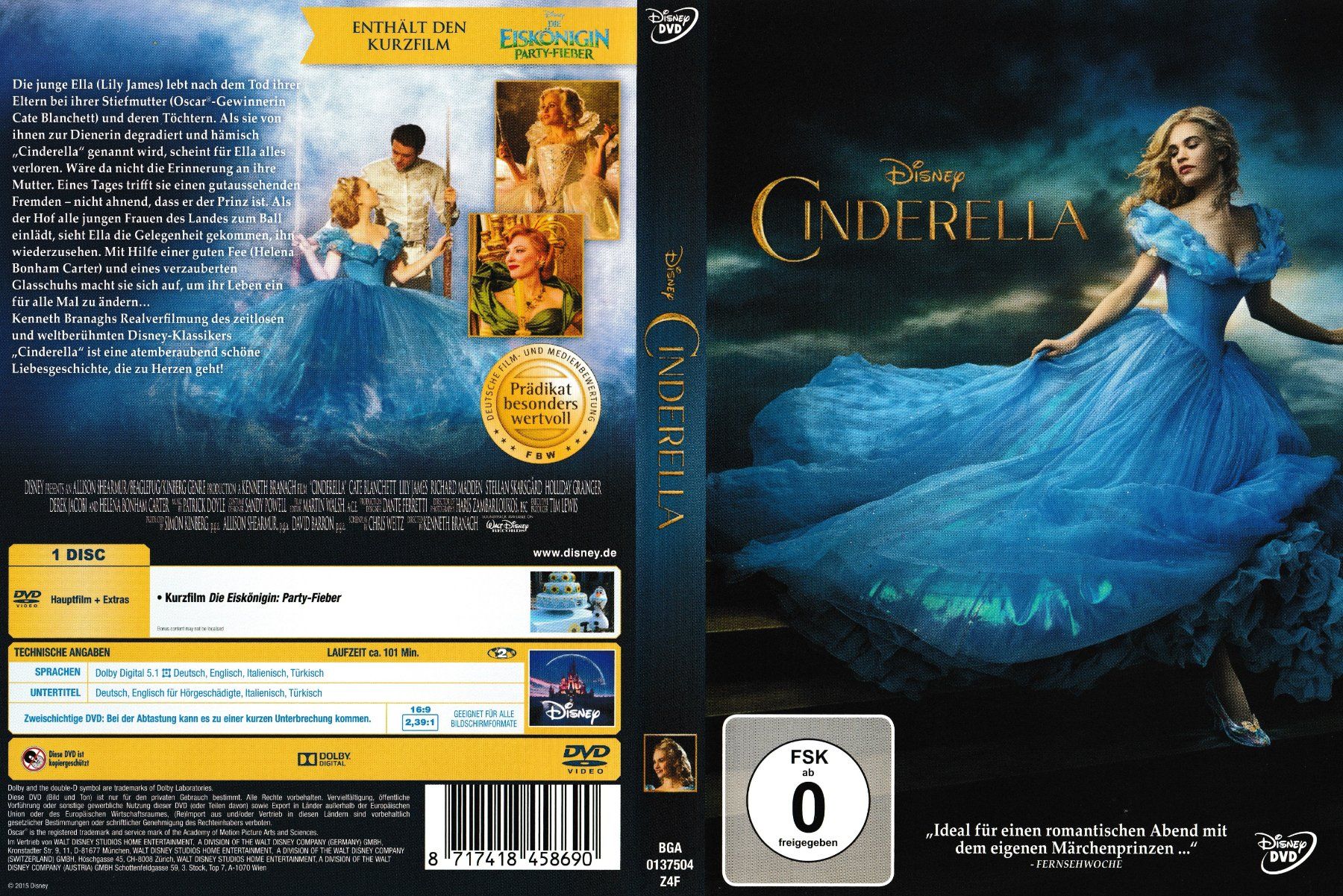 Alle DVDs: DVD - Cinderella – Gebraucht aus Langnau am Albis von MediaRescuerKeLoX