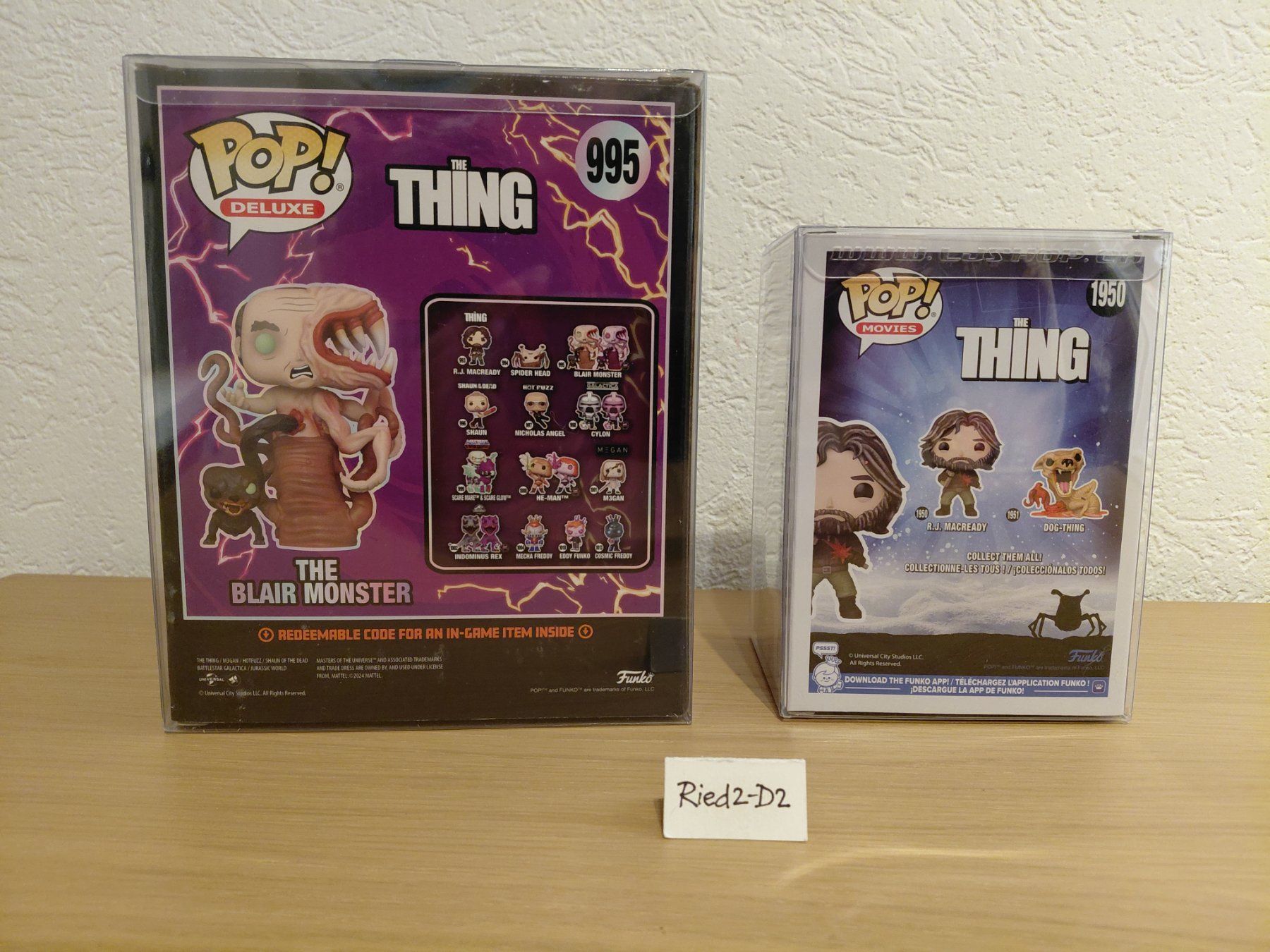 Funko Statuette: Funko Pop! The Thing x 2 – Usato da La Chaux-de-Fonds venduto da Ried2-D2 2