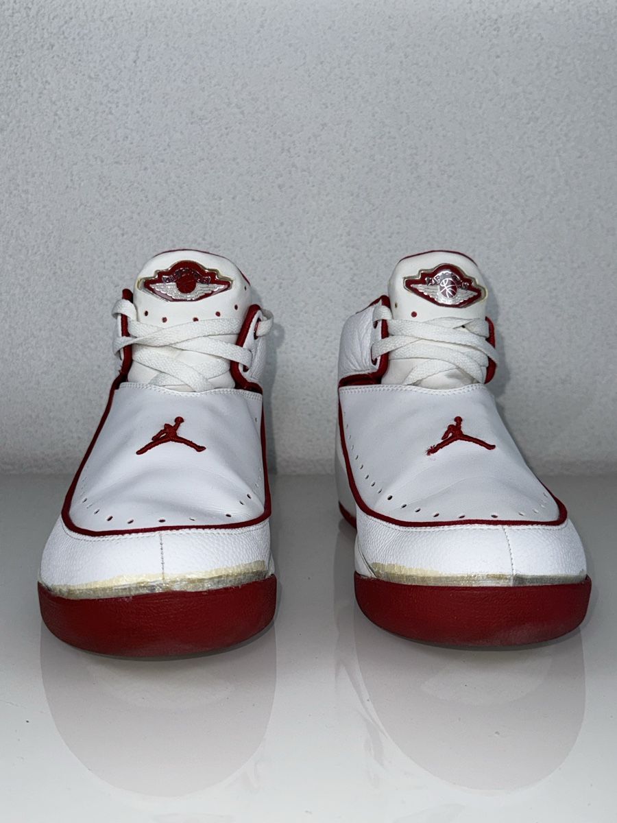 Jordan Herrenschuhe: Air Jordan 2 Retro White/Red – Gebraucht aus Glattpark(Opfikon) von modewelt 3