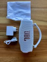 JBL Charge 6 Bluetooth-Lautsprecher – Weiss – nahezu neuwert