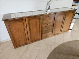 Sideboard Holz braun 4 Türen 7 Schubladen. Guter Zustand