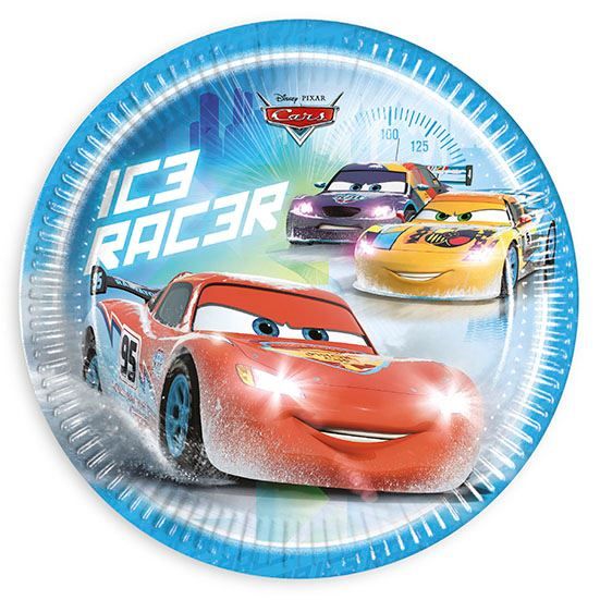 Disney Teller: CARS / Pappteller 23cm / 8Stk. – Neu und originalverpackt aus Wetzikon ZH von partyonlineshop