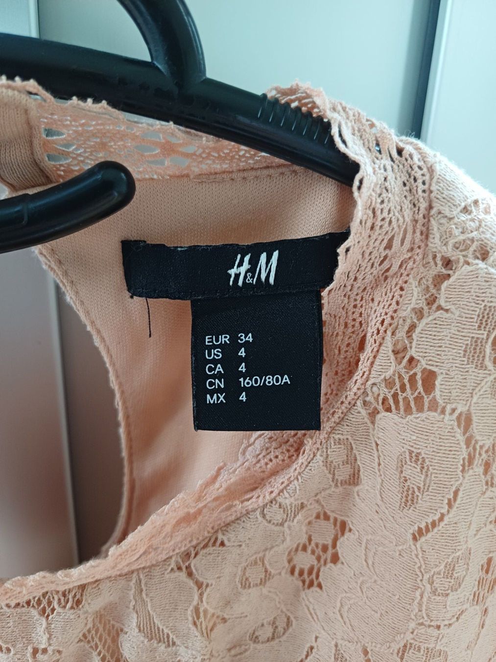 H&M Camicette: H&M Shirt aus Spitze Beige – Usato da Baden venduto da lm6_dwv5 2
