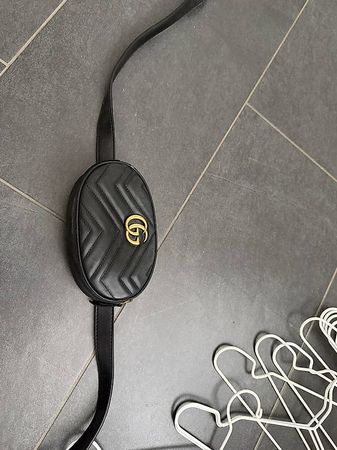 Gucci Bauchtasche Schwarz
