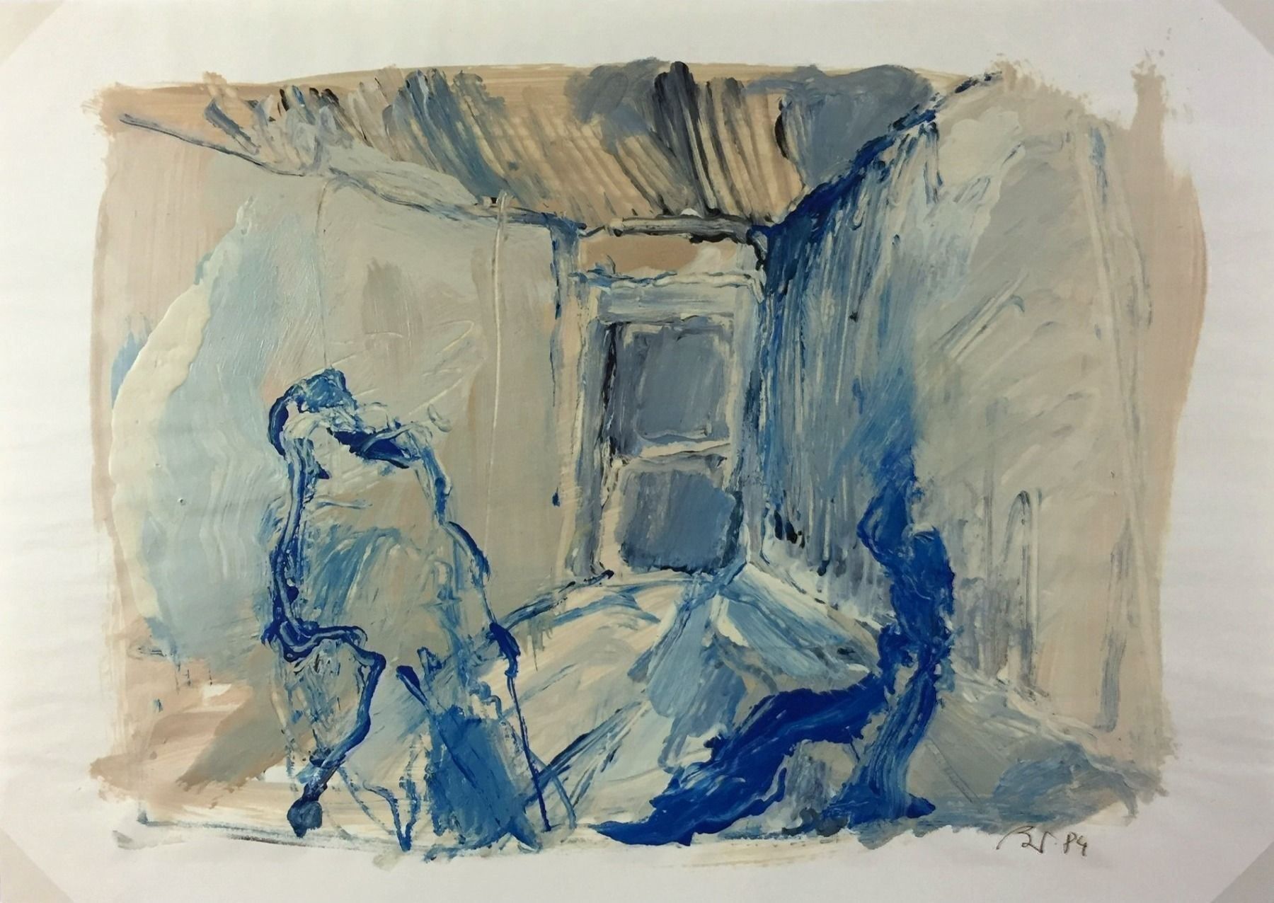 Gemälde: Rolf Brunner Gouache – Neu (gemäss Beschreibung) aus grenchen von Belarte