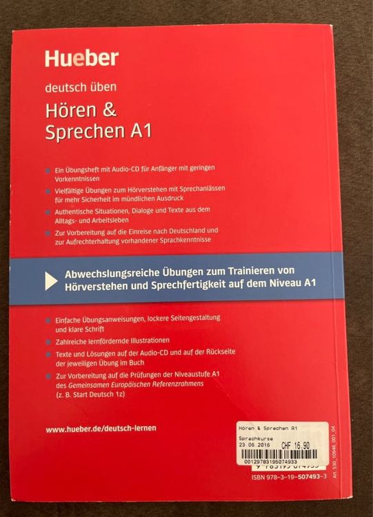 Hueber Deutsch üben: Hören & Sprechen A1 mit Audio CD (D'occasion) à