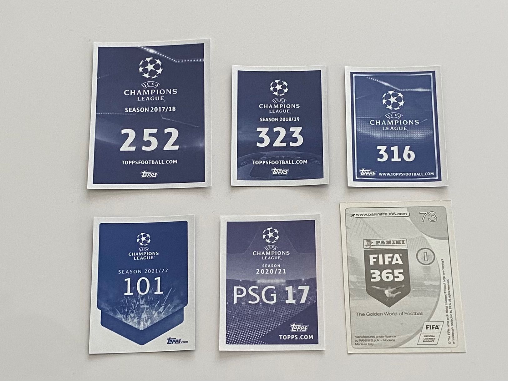 Panini Carte collezionabili: 6 diverse Panini Bilder Neymar Brasilien – Usato da Hergiswil LU venduto da FcMalkov 1