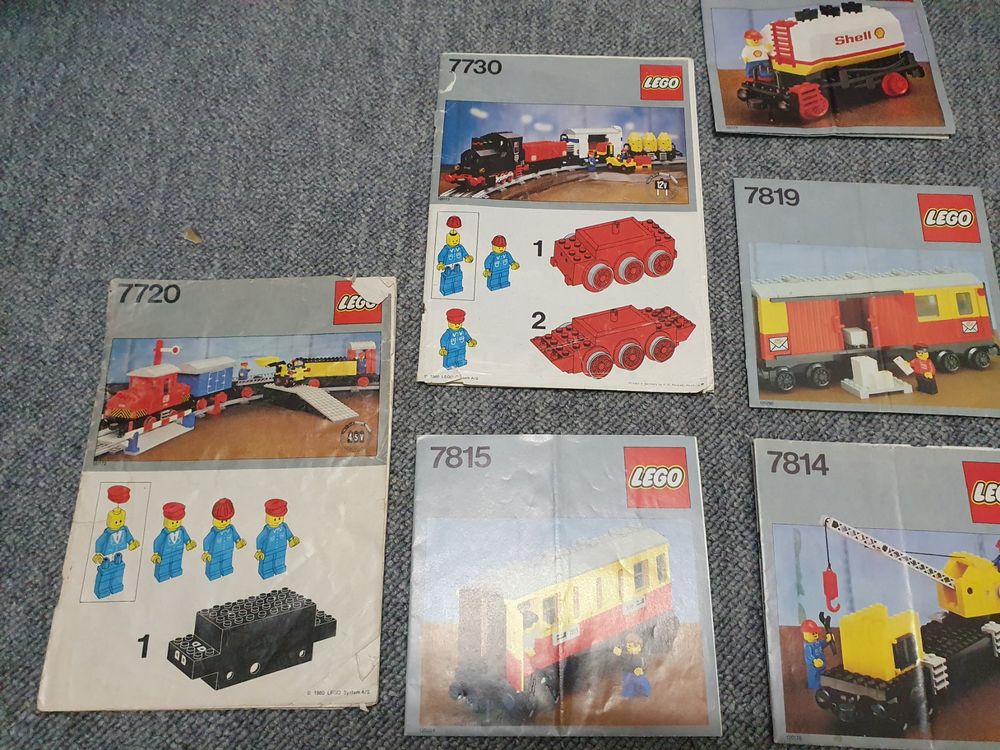  Lego Eisenbahn 12V Baupläne ( 80er Jahre ) (Gebraucht) in Schattdorf Bildidee 