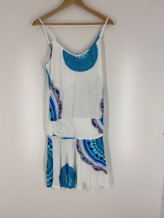 Beachtime Jersey Midi Trägerkleid Grösse 34, *Neuwertig*