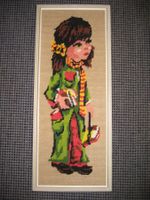 Stoffbild "Mädchen"