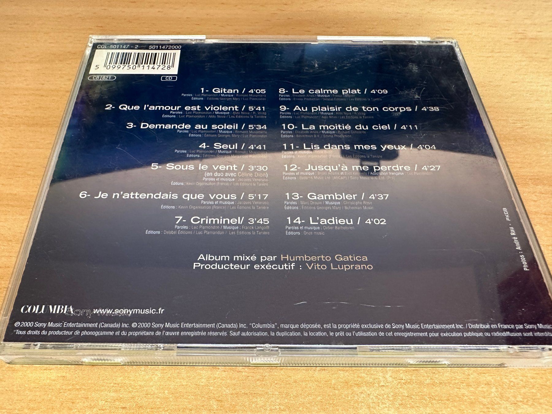 CD: Garou – Seul – Usato da Rikon im Tösstal venduto da Alpenmutz 1