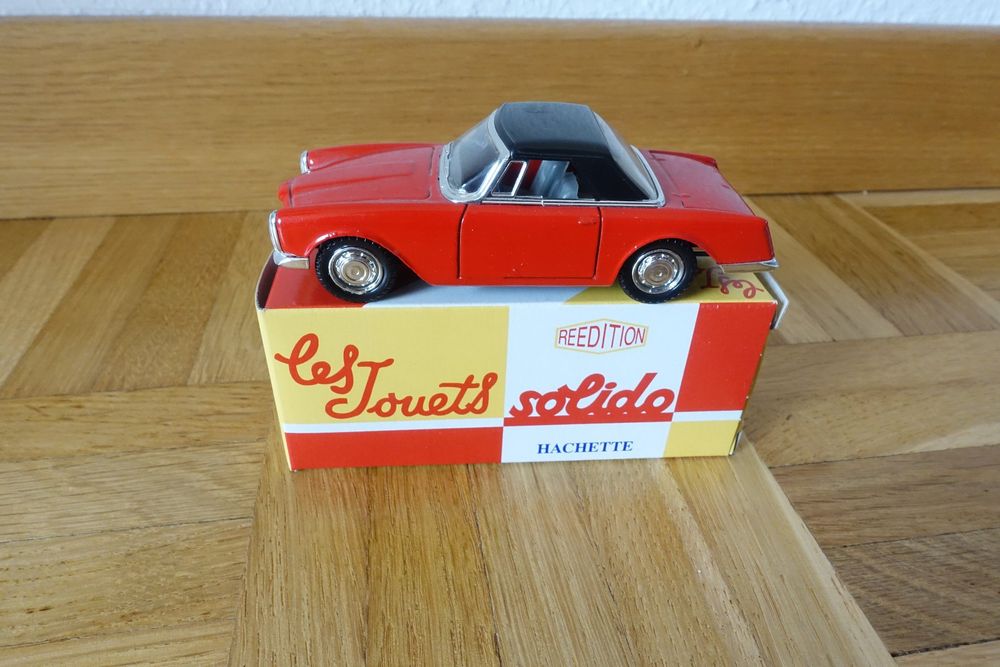 Modèle Réduit Facel Vega Facellia 1962 – Solido 1:43 – Métal Rouge – Occasion Collection