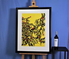 Zhao Tianqi (XX), Lithographie, neu professionell gerahmt