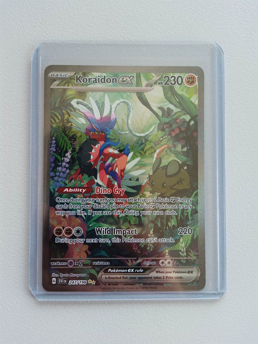 Pokémon Carte collezionabili: Koraidon ex - Scarlet Violet Alternate Art – Usato da Altstätten SG venduto da GGsGameshop