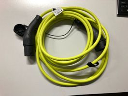Ladekabel Harting Typ 3 für Elektroauto 3-phasig gelb Auto