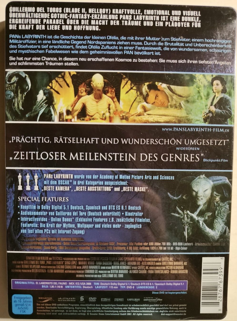 Tutti i DVDs: DVD Pans Labyrinth – Usato da Ziefen venduto da MullerD 1