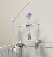 Tartine et Chocolat Baby Musical Mobile light grey