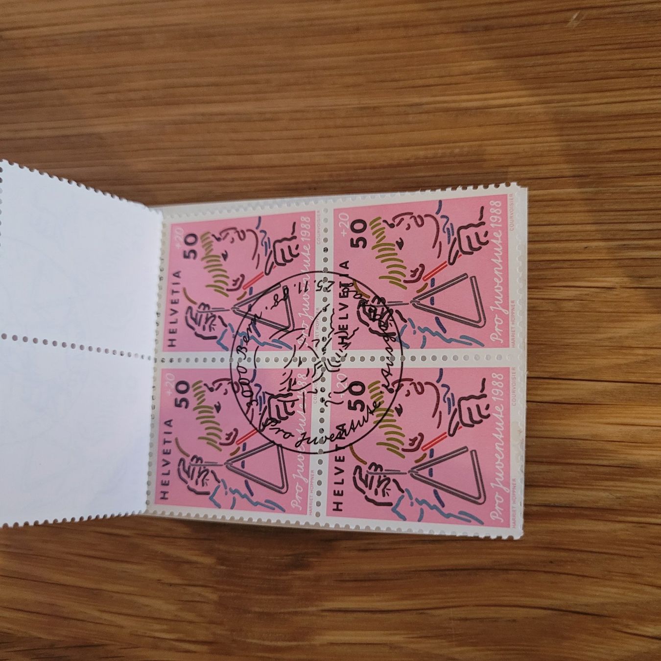 Tutti i francobolli: Markenheftchen Carnet De Timbre Pro Juventute 1988 – Usato da Biel/Bienne venduto da Destockweb 3