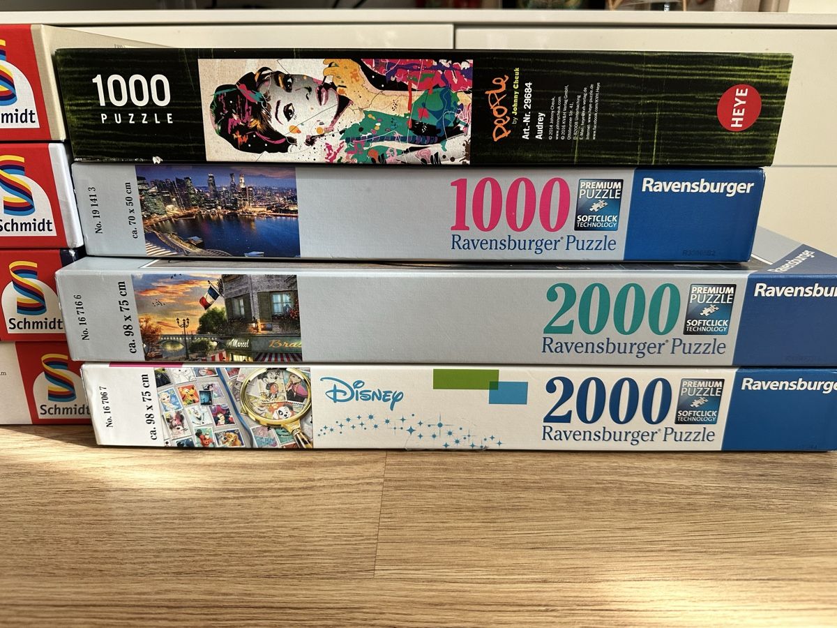 Puzzles: 8 Set Puzzle 6x 1000 2x 2000 – D'occasion à Bern par leilaleila 3